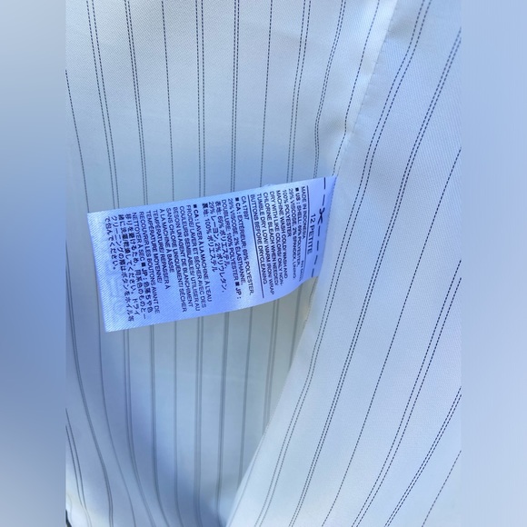 NWT- BANANA REPUBLIC GRAY PLAID CLASSIC FIT BUTTON FRONT BLAZER JACKET - Picture 10 of 10